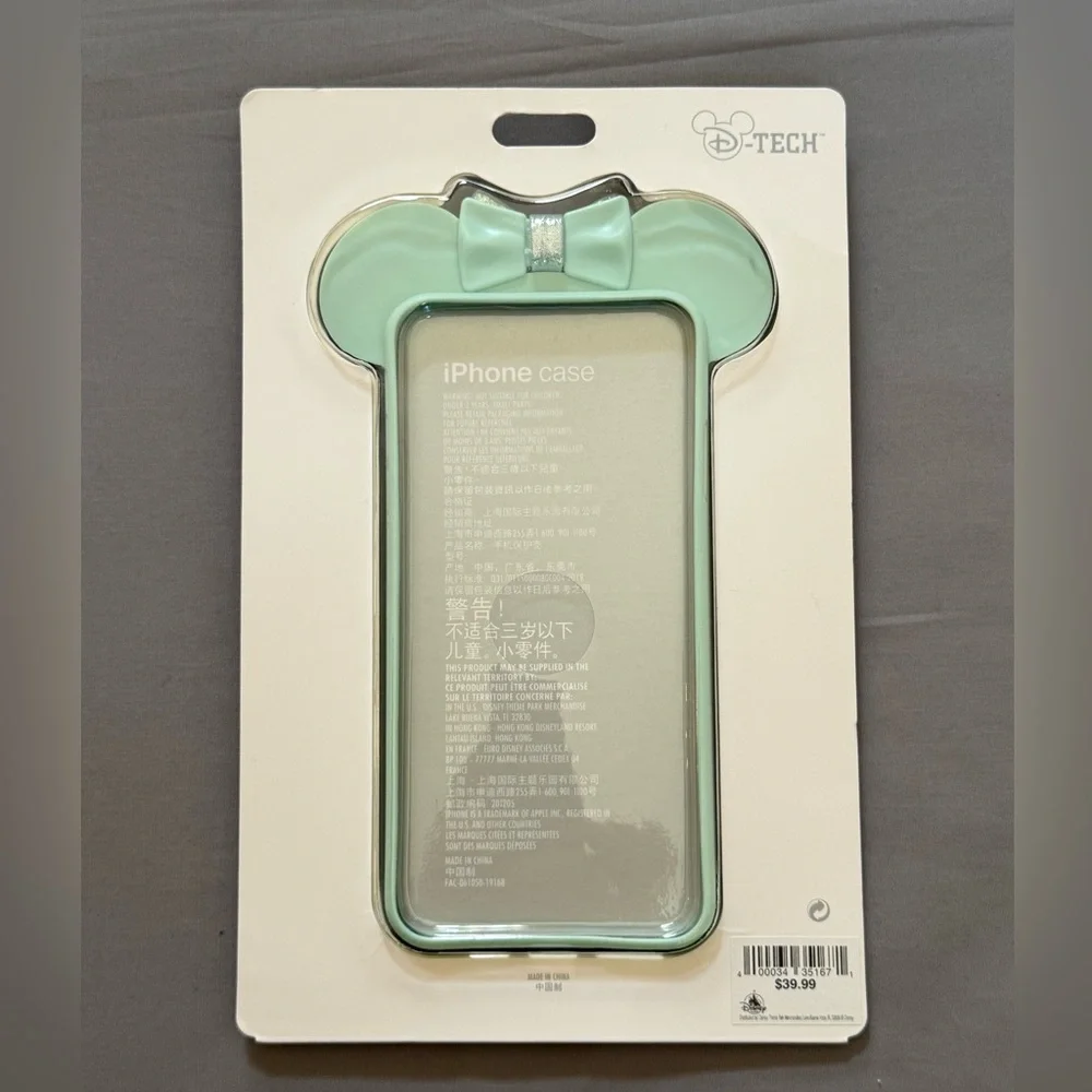Disney Parks‎ Teal Minnie Polka dot XS Max Phone Case